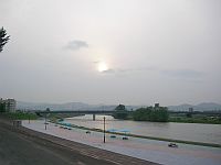 常磐公園後面就係旭川的唔記得咩川